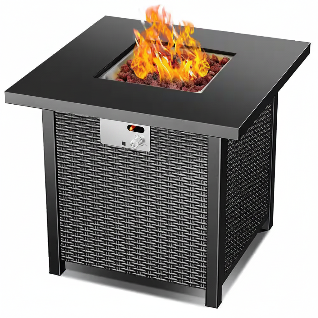 Outdoor Propane Fire Pit Table